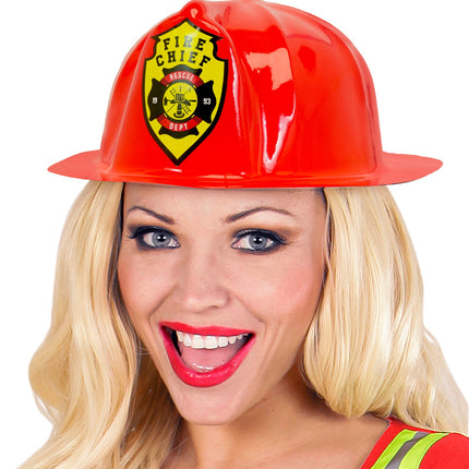 e-carnavalskleding-SYK Brandweerhelm voor volwassenen PVC