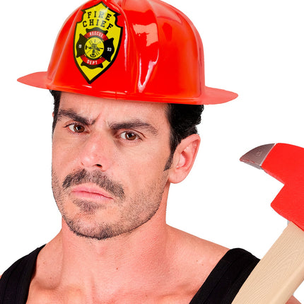 e-carnavalskleding-SYK Brandweerhelm voor volwassenen PVC
