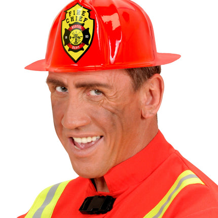 e-carnavalskleding-SYK Brandweerhelm voor volwassenen PVC