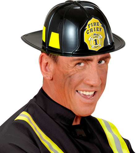 e-carnavalskleding-SYK Brandweerhelm zwart