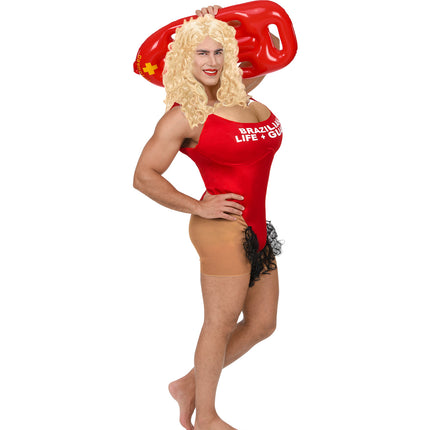 e-carnavalskleding-SYK Braziliaanse lifeguard pak volwassenen