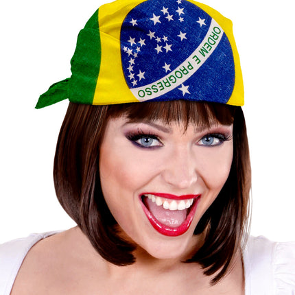 e-carnavalskleding-SYK Brazilië bandana zakdoek Brazil