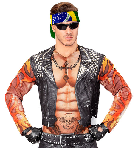 e-carnavalskleding-SYK Brazilië bandana zakdoek Brazil