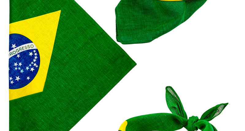 e-carnavalskleding-SYK Brazilië bandana zakdoek Brazil