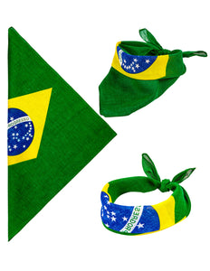e-carnavalskleding-SYK Brazilië bandana zakdoek Brazil