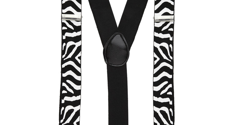 e-carnavalskleding-SYK Bretels zebra zwart-wit