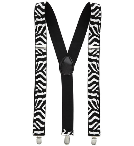 e-carnavalskleding-SYK Bretels zebra zwart-wit