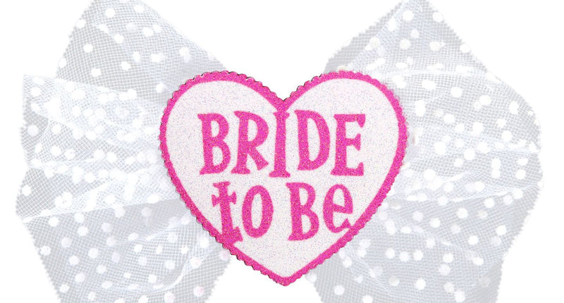 e-carnavalskleding-SYK Bride to be haarclip