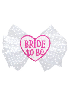 e-carnavalskleding-SYK Bride to be haarclip