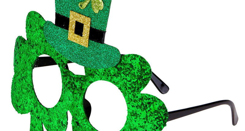 e-carnavalskleding-SYK Bril, Klavertjes "St.Patrick'S Day"