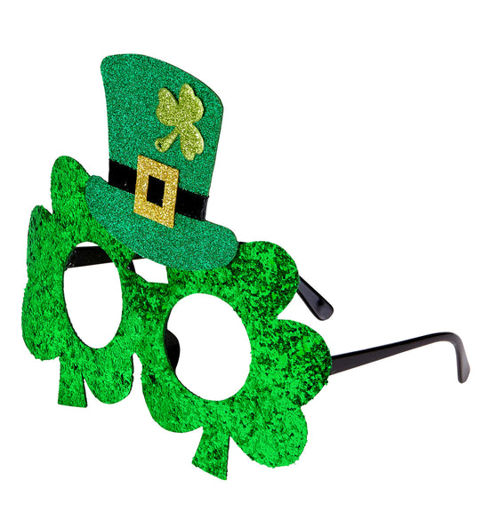 e-carnavalskleding-SYK Bril, Klavertjes "St.Patrick'S Day"