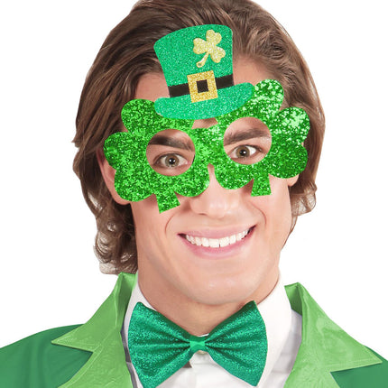e-carnavalskleding-SYK Bril, Klavertjes "St.Patrick'S Day"