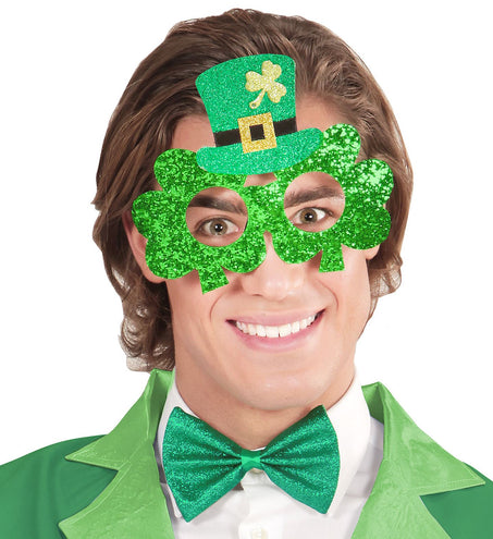 e-carnavalskleding-SYK Bril, Klavertjes "St.Patrick'S Day"