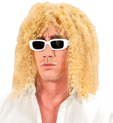 e-carnavalskleding-SYK Bril Zanger Wit