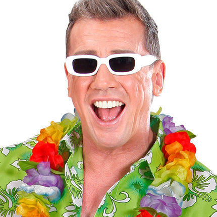 e-carnavalskleding-SYK Bril Zanger Wit