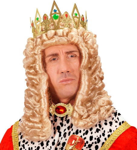 e-carnavalskleding-SYK Broche rode steen maxi