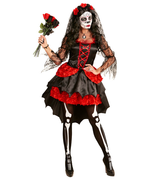 e-carnavalskleding-SYK Bruid Dia De Los Muertos pakje