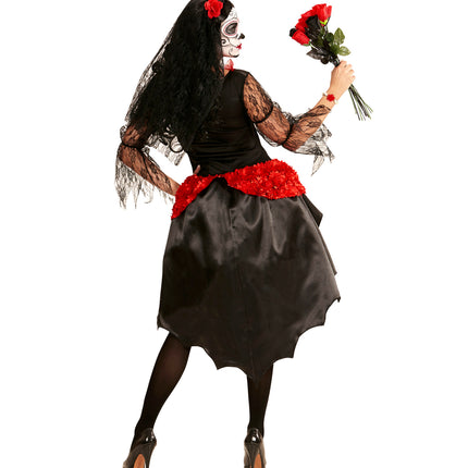 e-carnavalskleding-SYK Bruid Dia De Los Muertos pakje