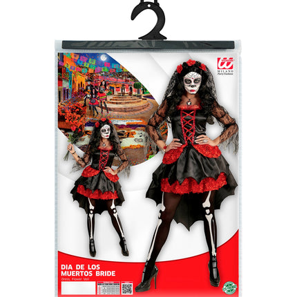 e-carnavalskleding-SYK Bruid Dia De Los Muertos pakje