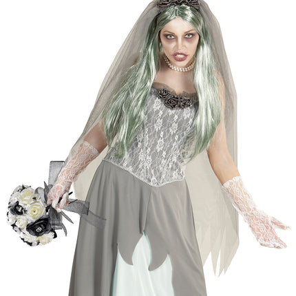 e-carnavalskleding-SYK Bruidsboeket zombie bruid nep rozen