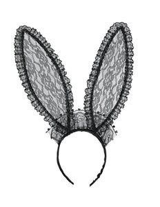 e-carnavalskleding-SYK Bunny oren met zwart kant