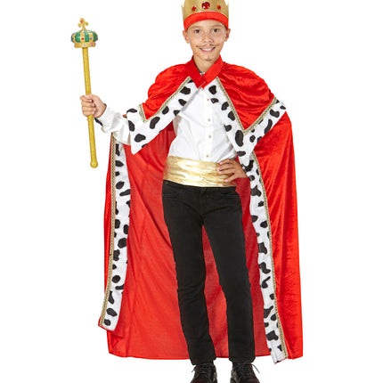 e-carnavalskleding-SYK Cape koning voor kinderen