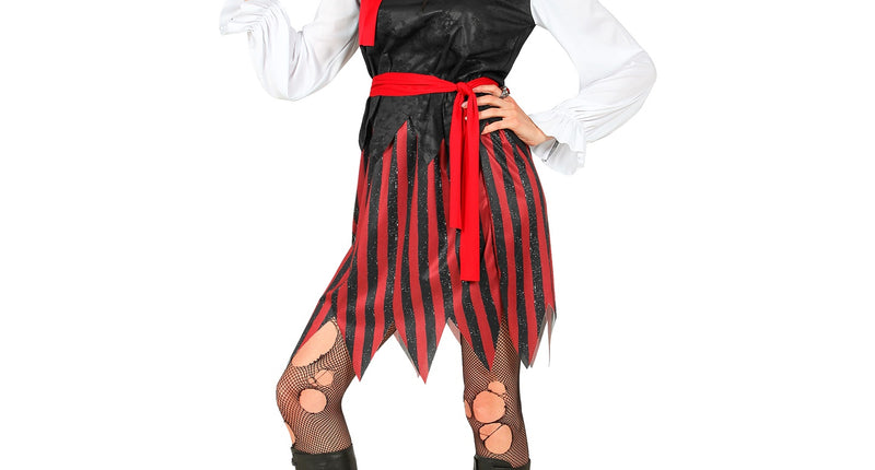 e-carnavalskleding-SYK Caribisch piratenpak dames