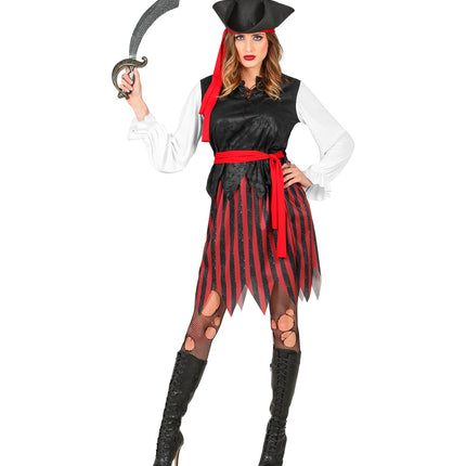 e-carnavalskleding-SYK Caribisch piratenpak dames