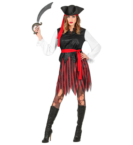 e-carnavalskleding-SYK Caribisch piratenpak dames