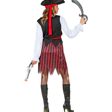 e-carnavalskleding-SYK Caribisch piratenpak dames