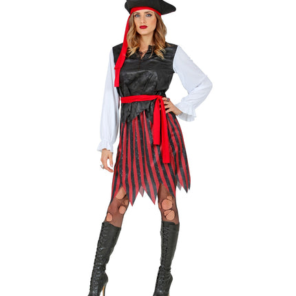 e-carnavalskleding-SYK Caribisch piratenpak dames