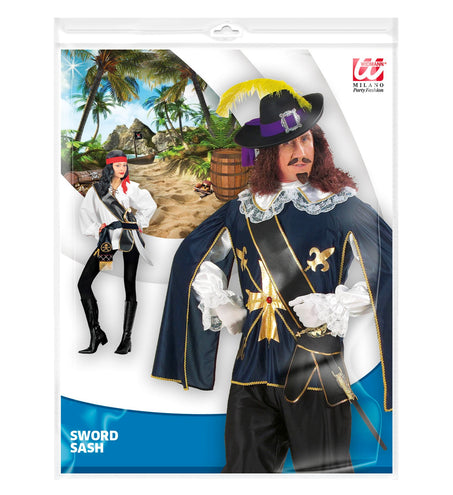 e-carnavalskleding-SYK Ceintuur voor zwaard musketier