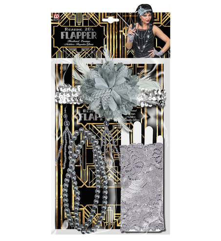 e-carnavalskleding-SYK Charleston Flapper set dames