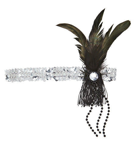 e-carnavalskleding-SYK Charleston hoofdband goud glitter