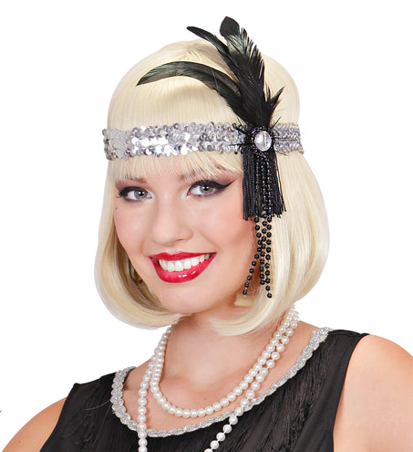e-carnavalskleding-SYK Charleston hoofdband goud glitter