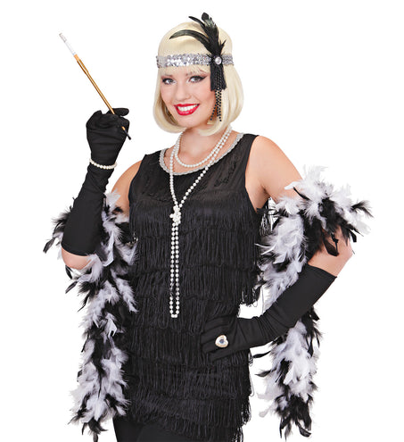 e-carnavalskleding-SYK Charleston hoofdband goud glitter