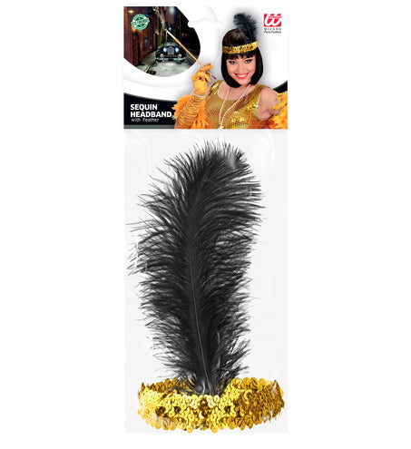 e-carnavalskleding-SYK Charleston hoofdband goud pailletten