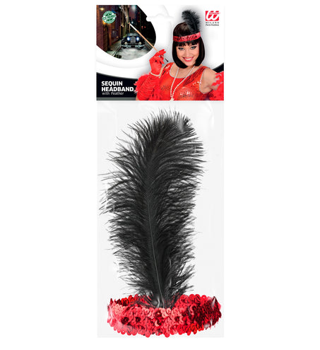 e-carnavalskleding-SYK Charleston hoofdband rood