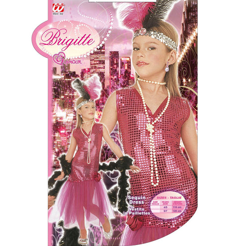 e-carnavalskleding-SYK Charleston jurk Brigitte kind 116cm