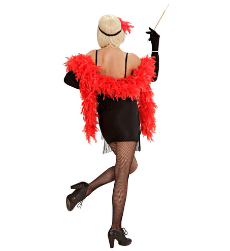 e-carnavalskleding-SYK Charleston jurkje Flapper zwart