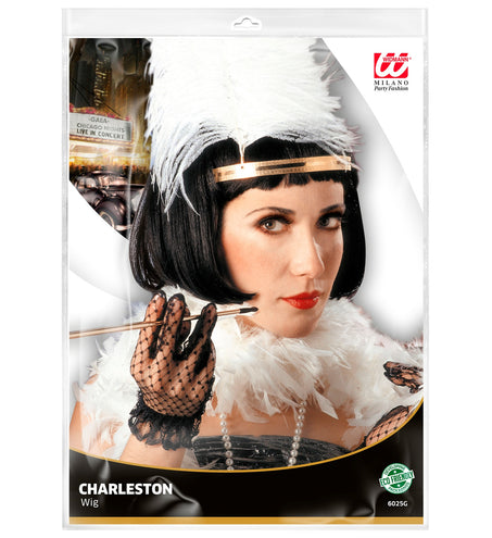 e-carnavalskleding-SYK Charleston pruik volwassenen