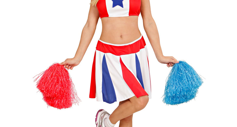 e-carnavalskleding-SYK Cheerleader jurk Stars