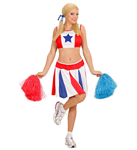 e-carnavalskleding-SYK Cheerleader jurk Stars