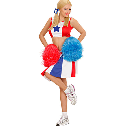 e-carnavalskleding-SYK Cheerleader jurk Stars