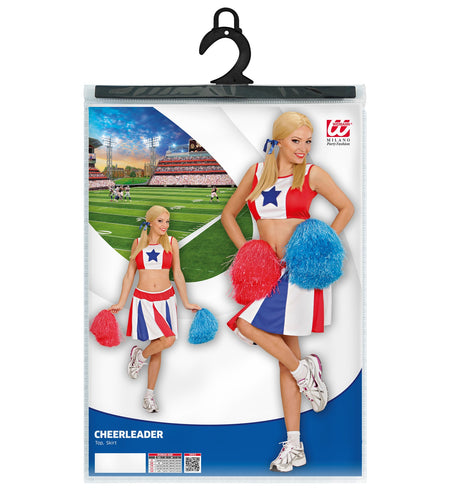 e-carnavalskleding-SYK Cheerleader jurk Stars