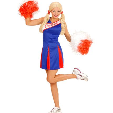 e-carnavalskleding-SYK Cheerleader kostuum blauw rood