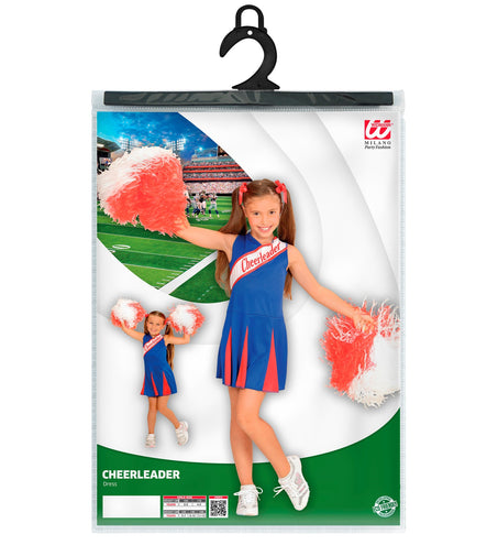 e-carnavalskleding-SYK Cheerleader kostuum blauw rood kinderen