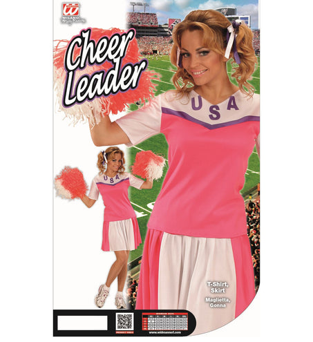e-carnavalskleding-SYK Cheerleader kostuum USA