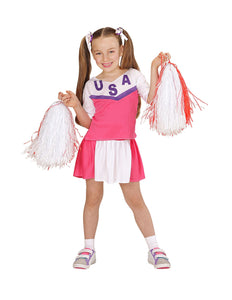 e-carnavalskleding-SYK Cheerleader pakje USA roze