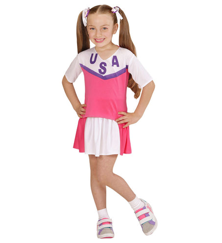 e-carnavalskleding-SYK Cheerleader pakje USA roze